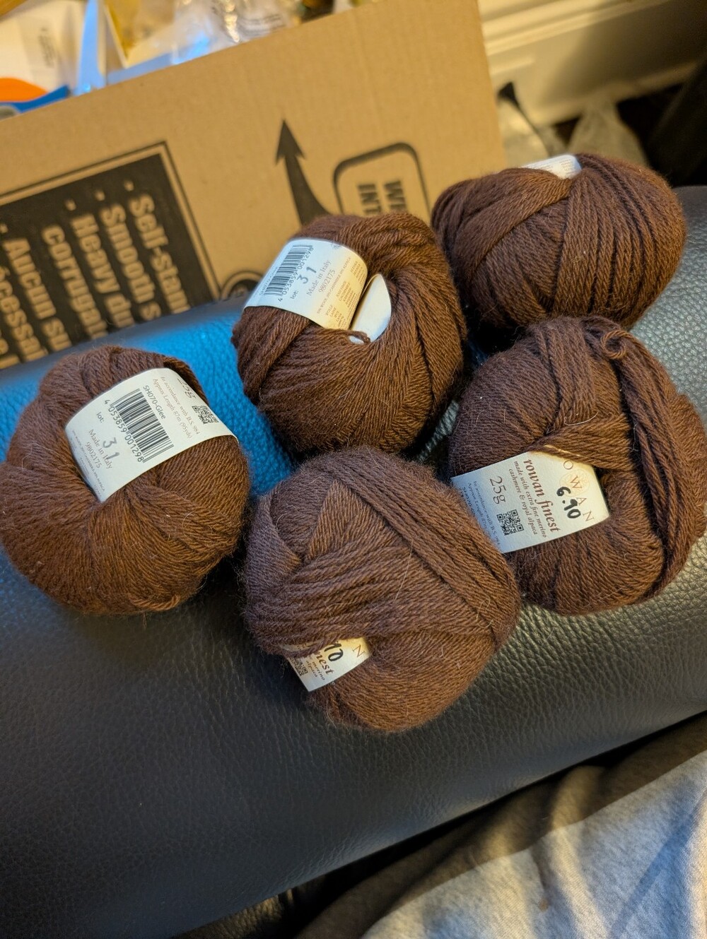 Rowan Finest Yarn Discontinued Cashmere Royal Alpaca Merino 25g x 5 BNWT